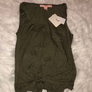 Green tank top